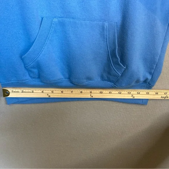 NORTH CAROLINA TARHEELS WOMEN'S HOODIE SWEAT SHIRT, SZ-SM, LT BLUE w/LETTERING - Picture 6 of 8